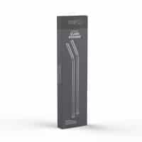 Curved Glass Straws by WYLDR