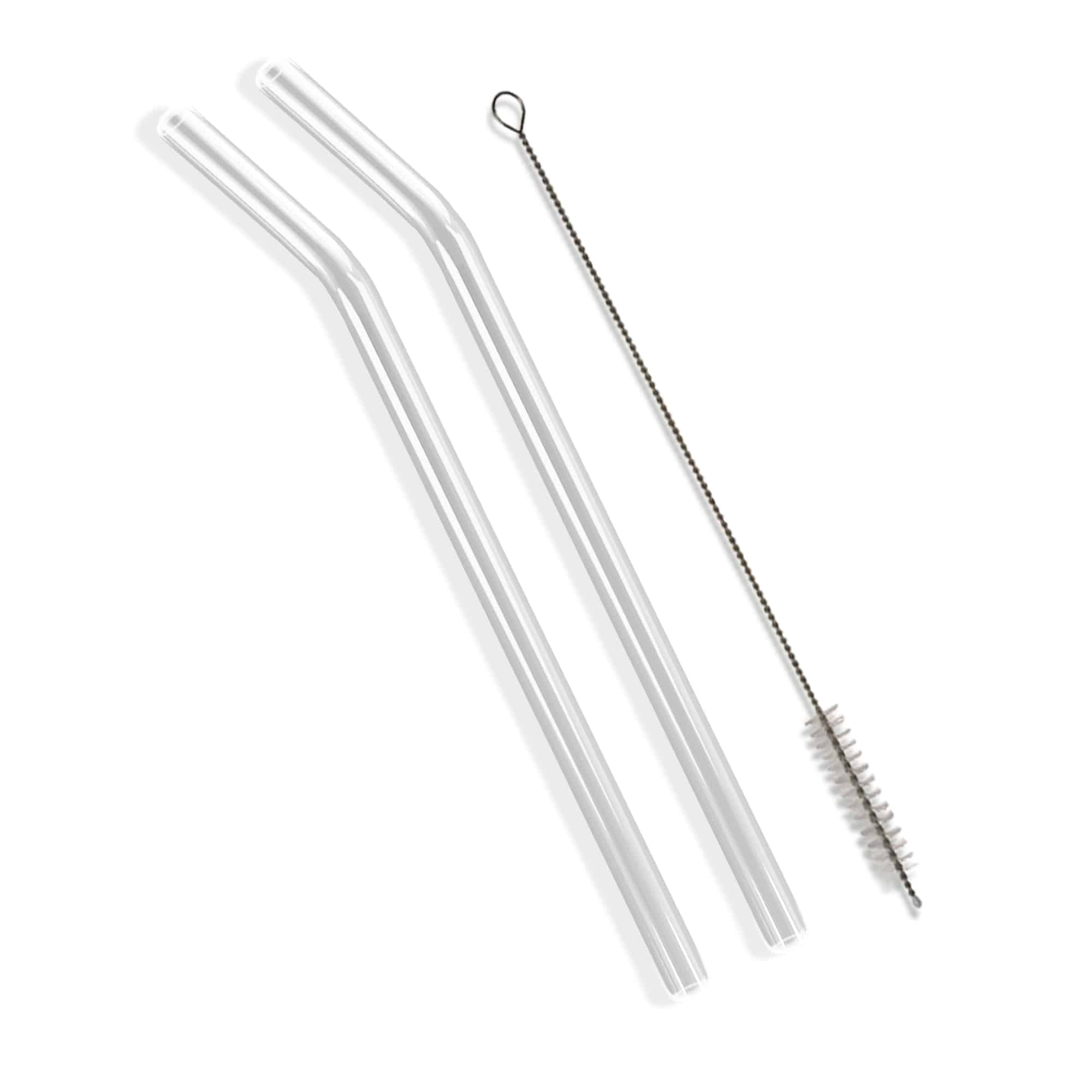 Curved Glass Straws by WYLDR