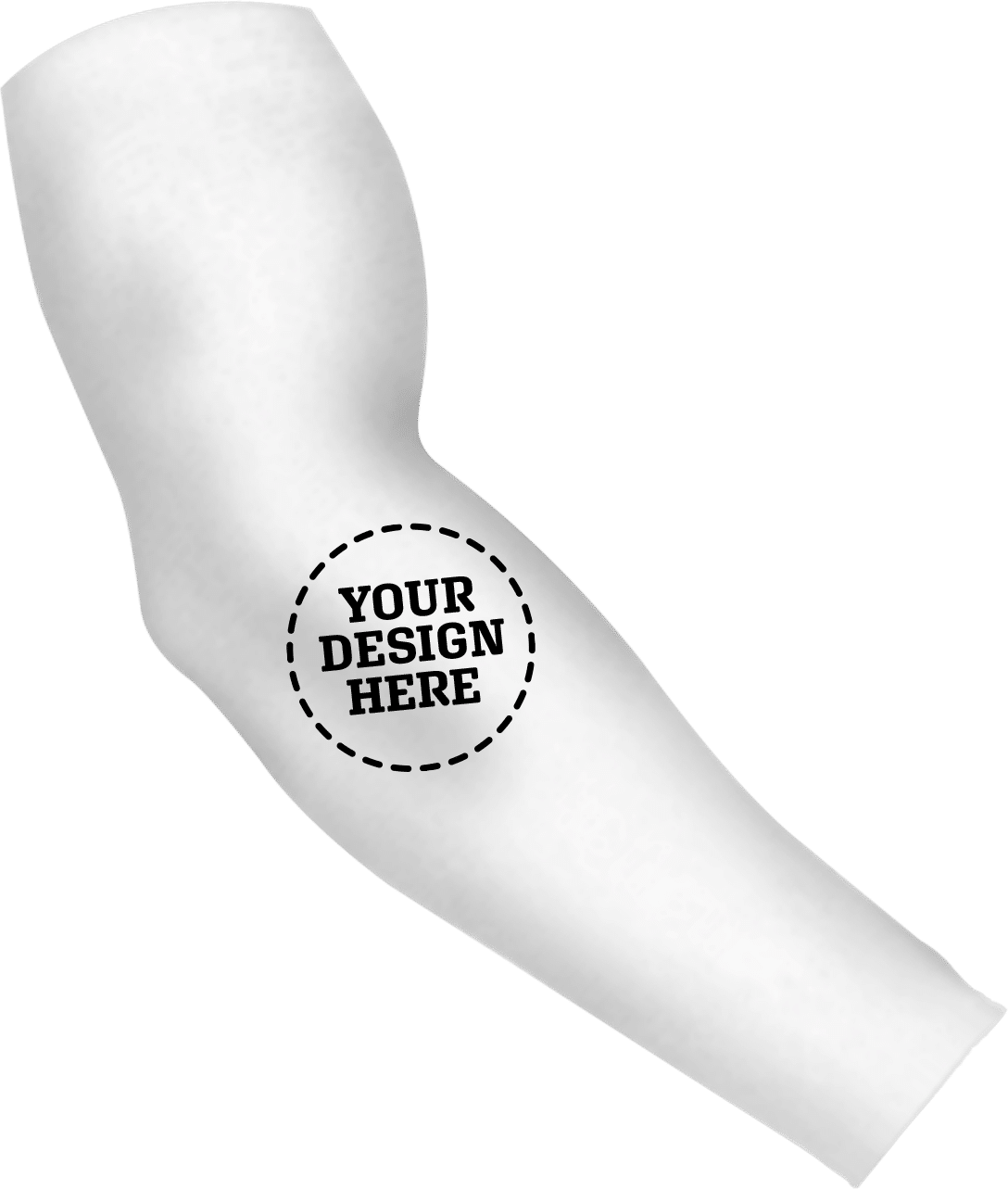 blank arm sleeve with your design here logo