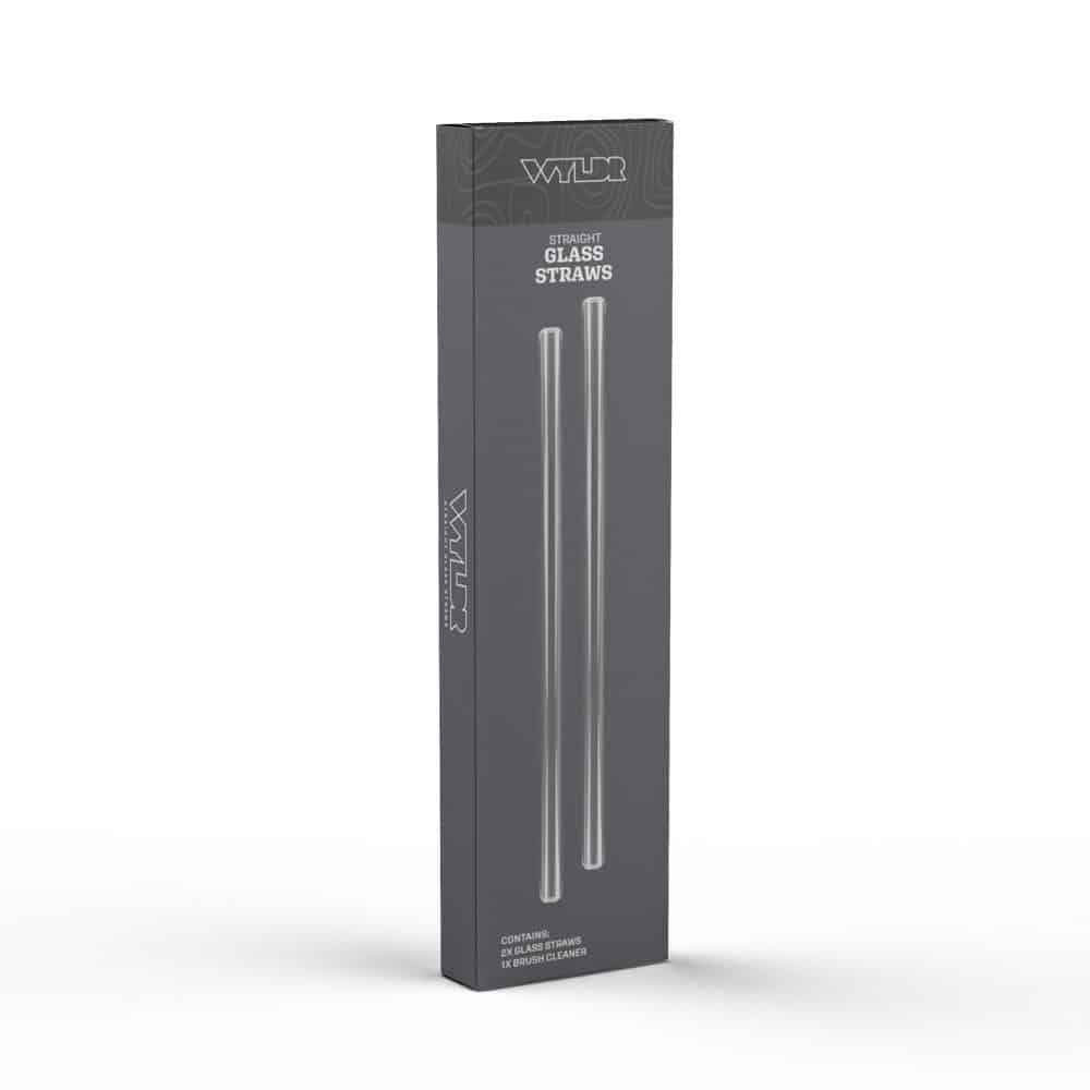 Straight Glass Straws by WYLDR