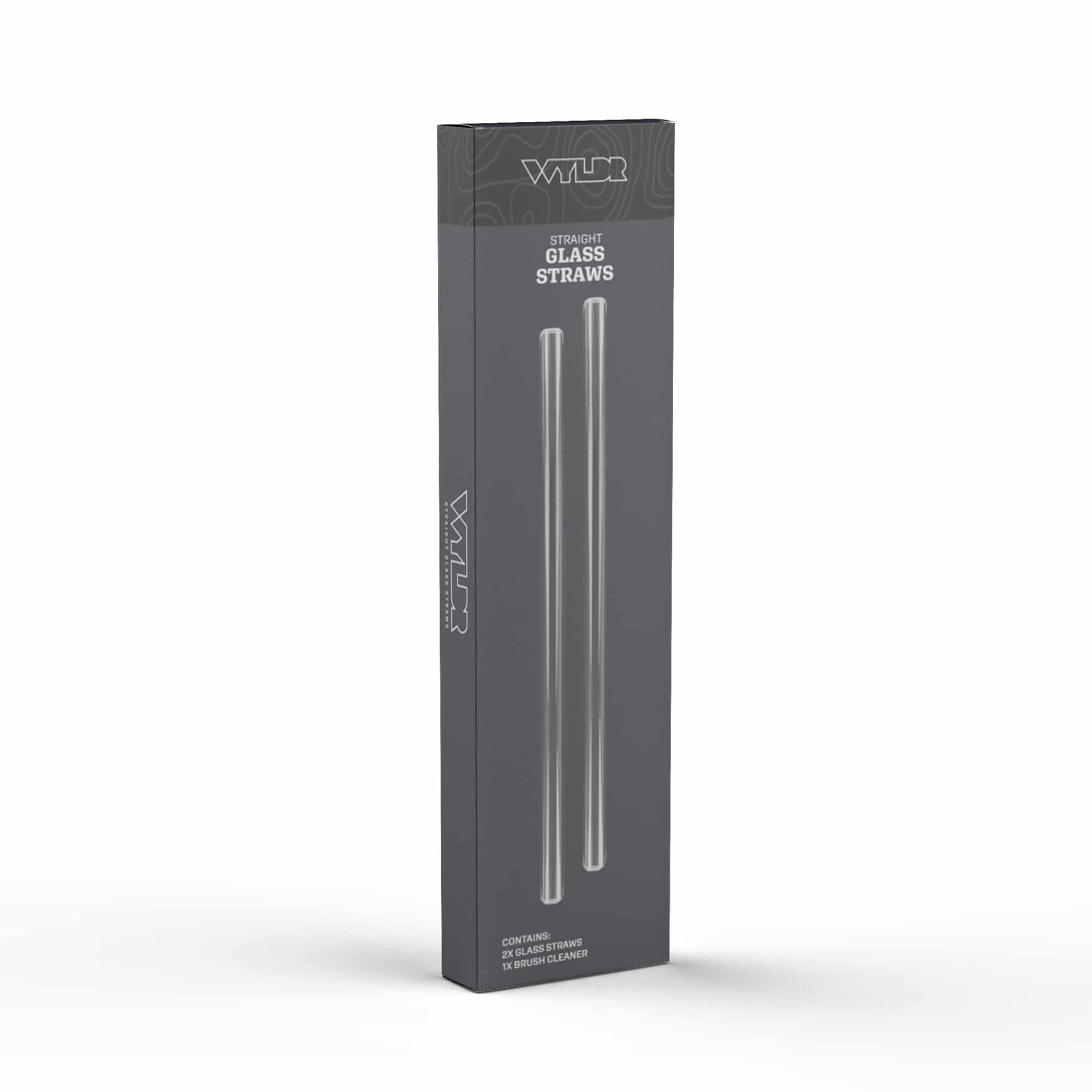 Straight Glass Straws by WYLDR